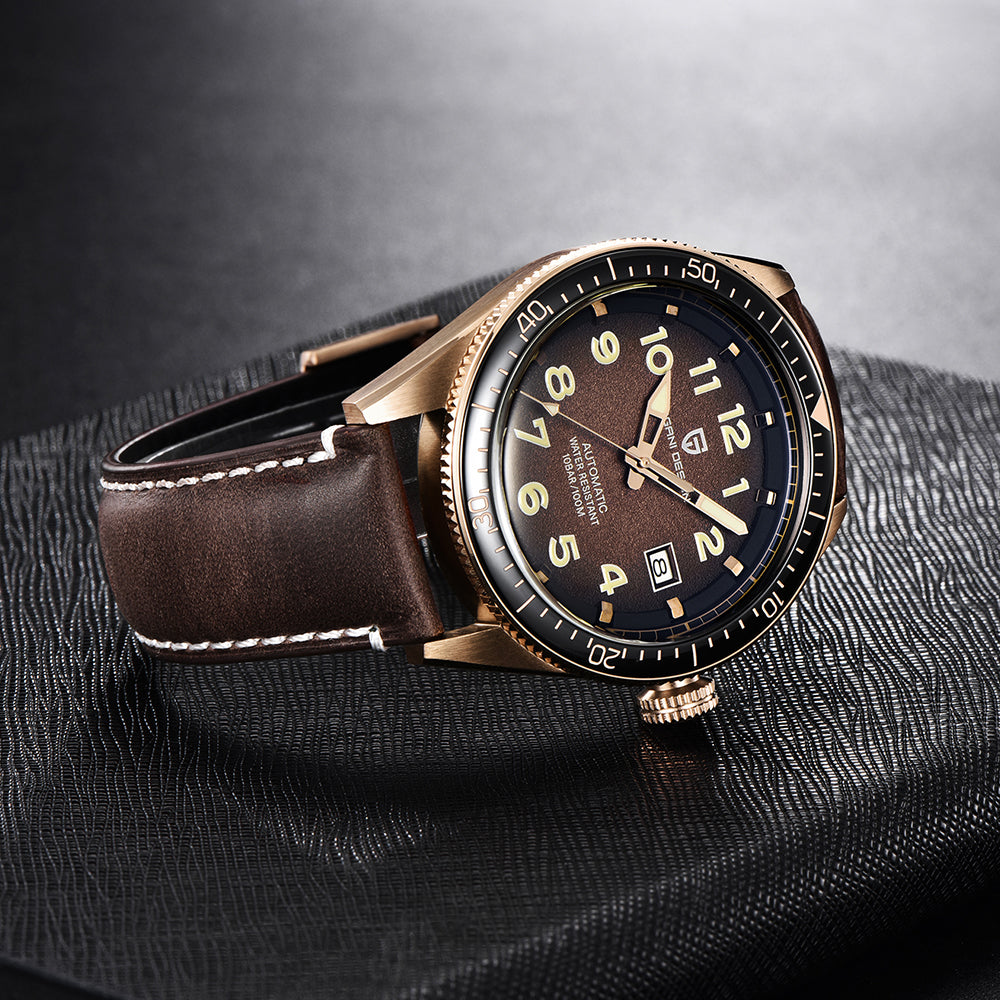 Pagani Design : Montre Automatique Homme - Bracelet Cuir, Luxe & Affaires