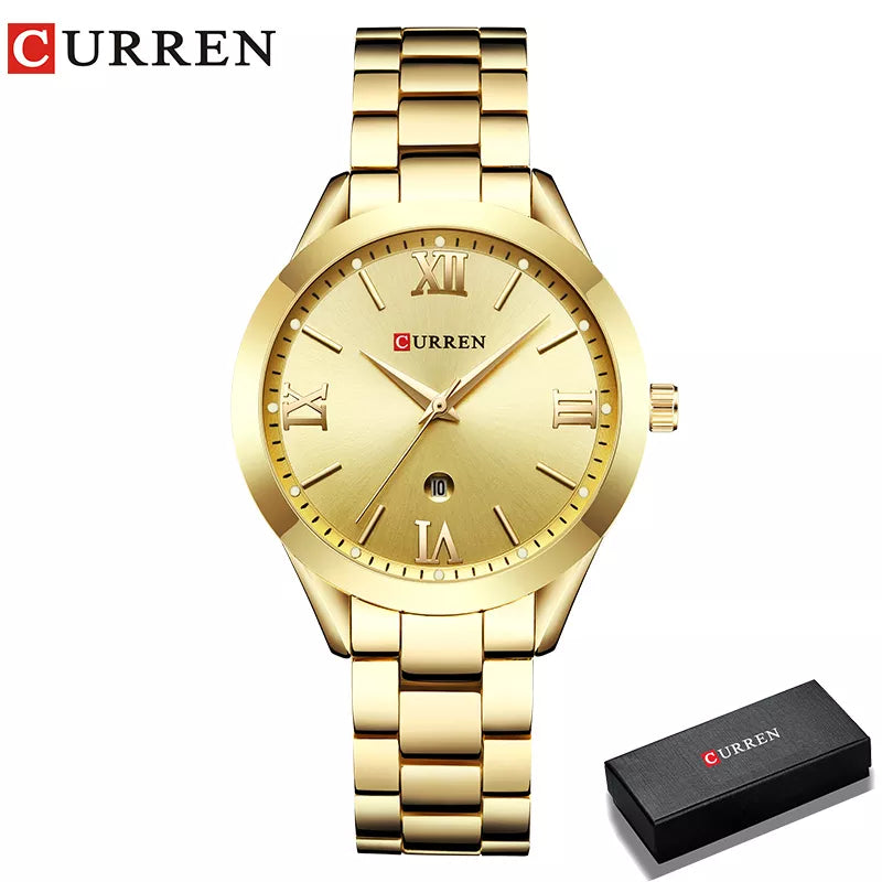 CURREN Watch Women Watches Ladies 9007 Steel Women's Bracelet Watches Female Clock Relogio Feminino Montre Femme