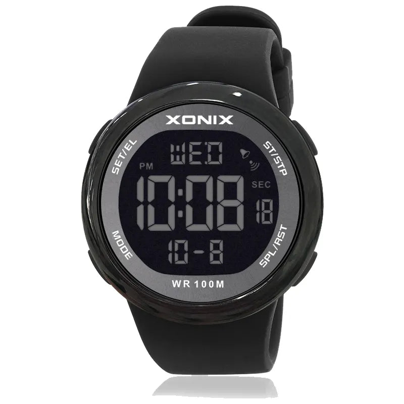 Hot!!! XONIX Fashion Men Sports Watches Waterproof 100m Outdoor Fun Digital Swimming Diving Wristwatch Reloj Hombre Montre Homme