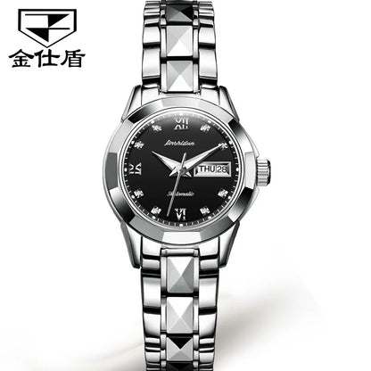Jsdun 8813 Waterproof Calendar Lady Wristwatch Luxury Fashion Women Automatic Mechanical Watches for Ladies Montre Femme Relojes