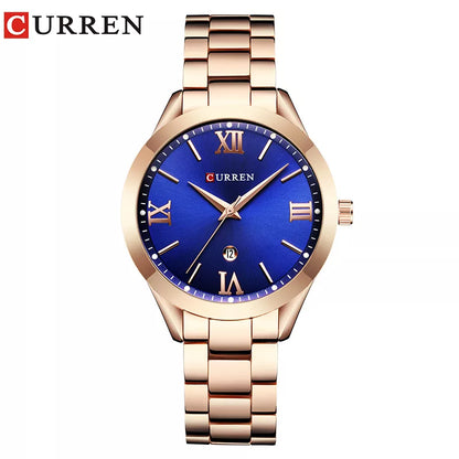 CURREN Watch Women Watches Ladies 9007 Steel Women's Bracelet Watches Female Clock Relogio Feminino Montre Femme