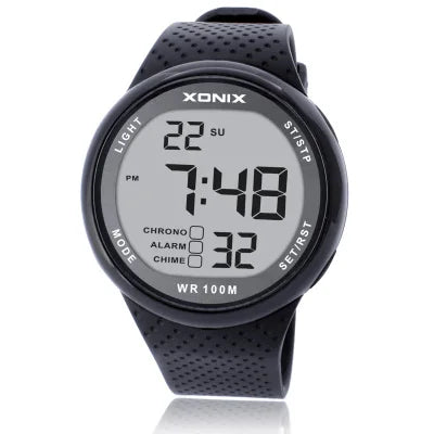 Hot!!! XONIX Fashion Men Sports Watches Waterproof 100m Outdoor Fun Digital Swimming Diving Wristwatch Reloj Hombre Montre Homme