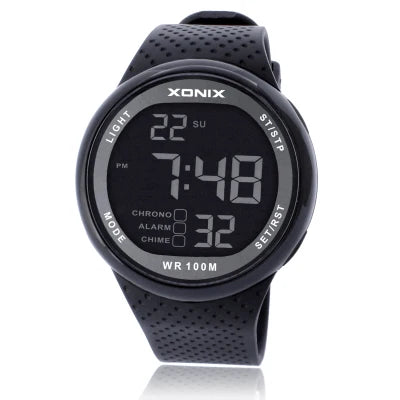 Hot!!! XONIX Fashion Men Sports Watches Waterproof 100m Outdoor Fun Digital Swimming Diving Wristwatch Reloj Hombre Montre Homme