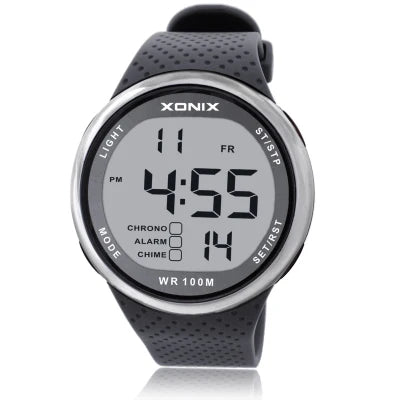 Hot!!! XONIX Fashion Men Sports Watches Waterproof 100m Outdoor Fun Digital Swimming Diving Wristwatch Reloj Hombre Montre Homme