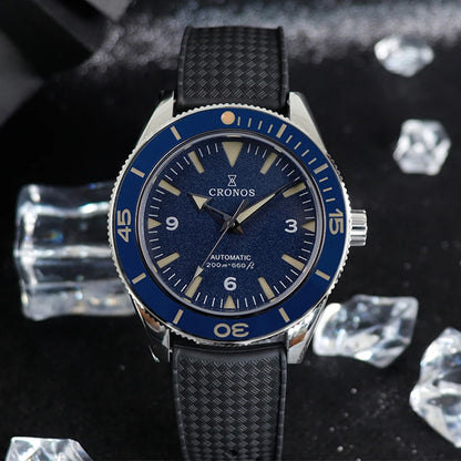 Montre Homme Luxury Brand Men's Diving Watches 20 ATM Waterproof