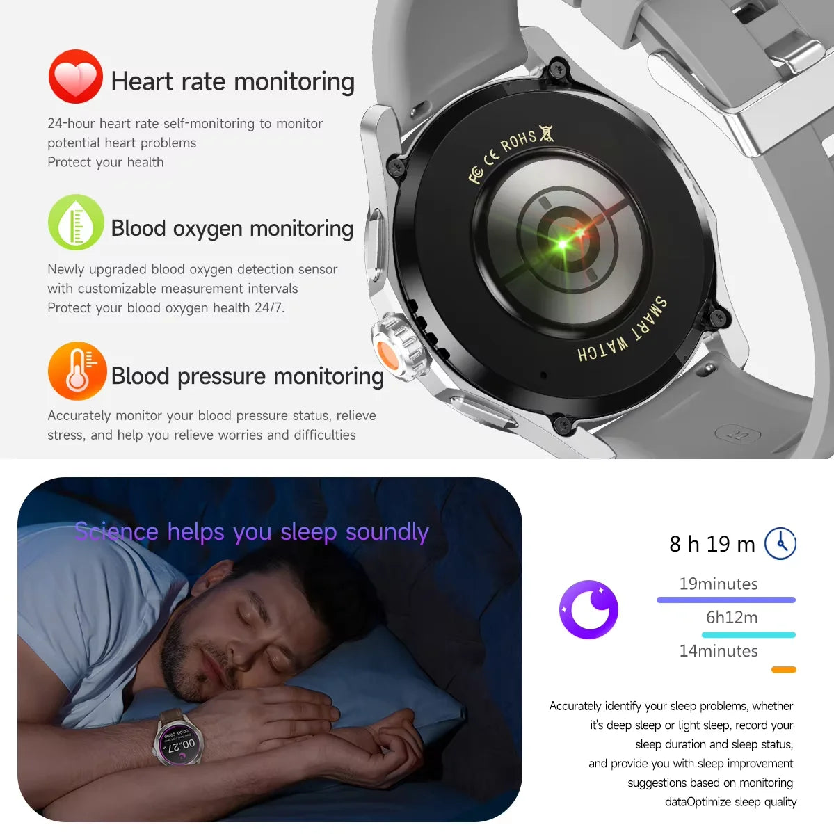 New for Xiaomi S4 Ultra Smart Watch Men AMOLED Outdoor Sports NFC GPS Compass Heart Rate Waterproof Bluetooth Call Smartwatches